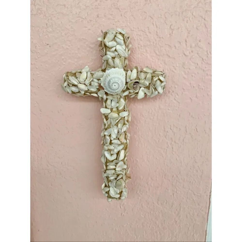 Cross Handmade with Shells #fairh